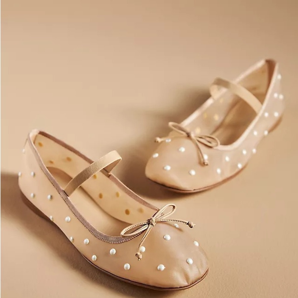 Jeffrey Campbell Studded Mesh Flats